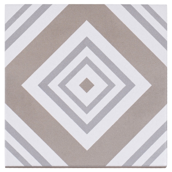 Andova Tiles Bliss 8 in. x 8 in. Porcelain Spanish / Moroccan Wall and Floor Tile SAM-ANDBLI293 - main